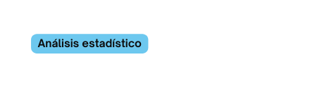 Análisis estadístico